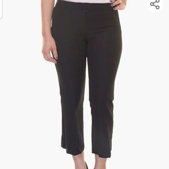 Bar III Culotte Pants Deep Black 10 - Picture 1 of 5